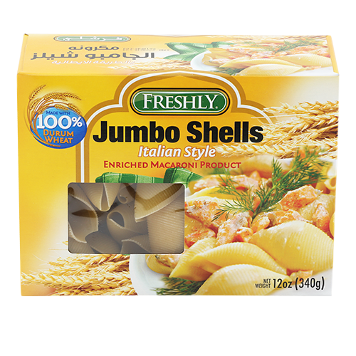 Jumbo Shells Box 12oz Freshly
